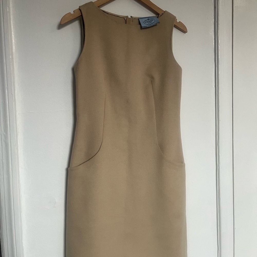 PRADA WOLLEN DRESS , SIZE 40 ,pre owned in good condition.